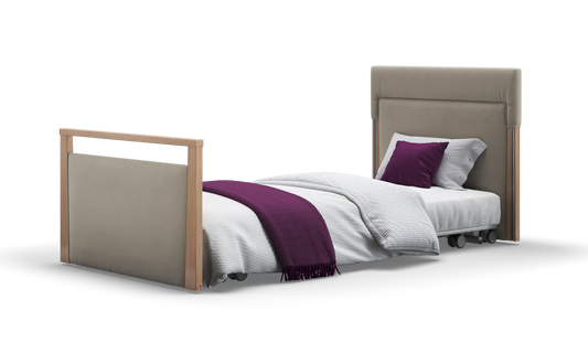 Solo SafeSide Upholstered Profiling Floor Bed