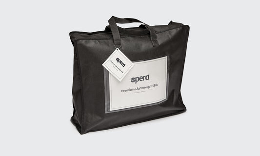 lightweight silk duvet