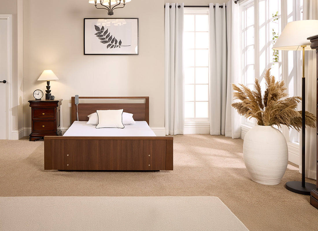 Solo Low Footboard Profiling Floor Bed