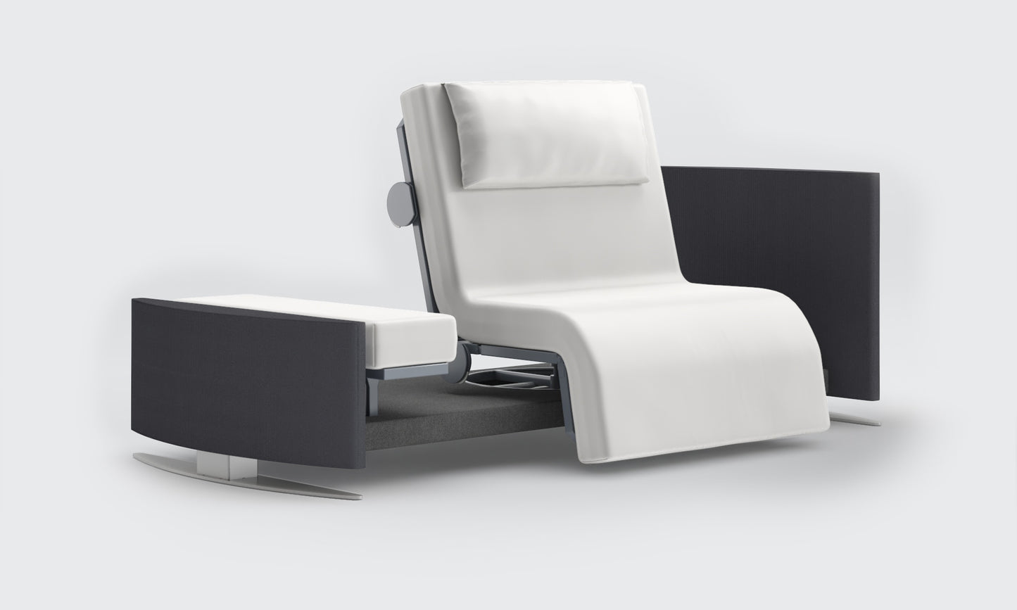 RotoBed® Change Rotating Chair Bed sat up