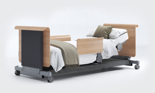 RotoBed Free 85 arms only in anthracite with the bed dressed 