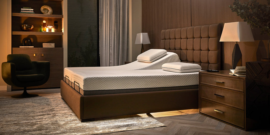 Opera stratton adjustable bed with underbed lighting