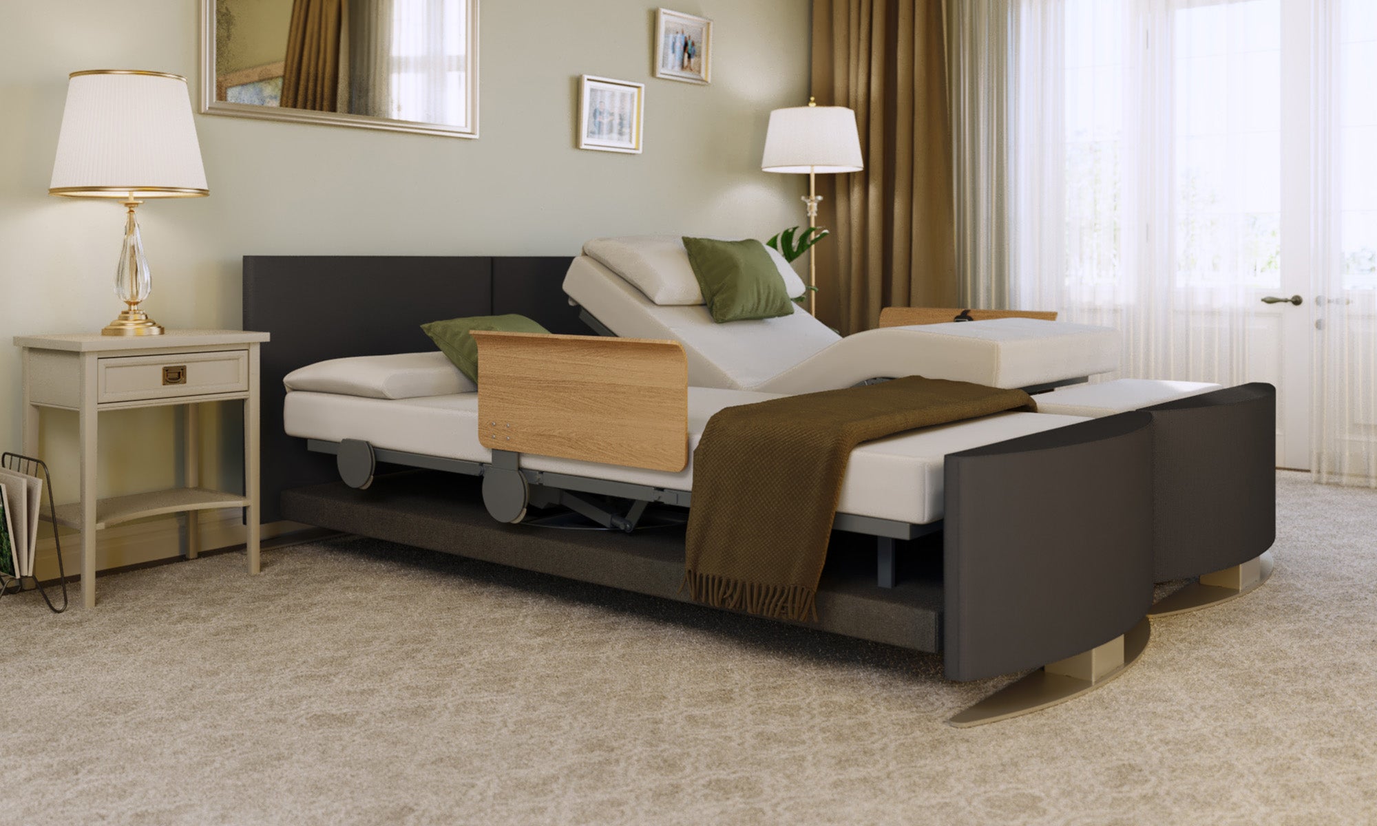 RotoBed® Change Dual Rotating Hospital Bed | Opera Beds