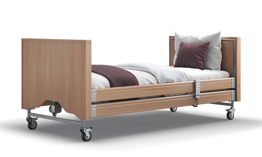 Oak Enclosed Classic Profiling Bed With Side Rails