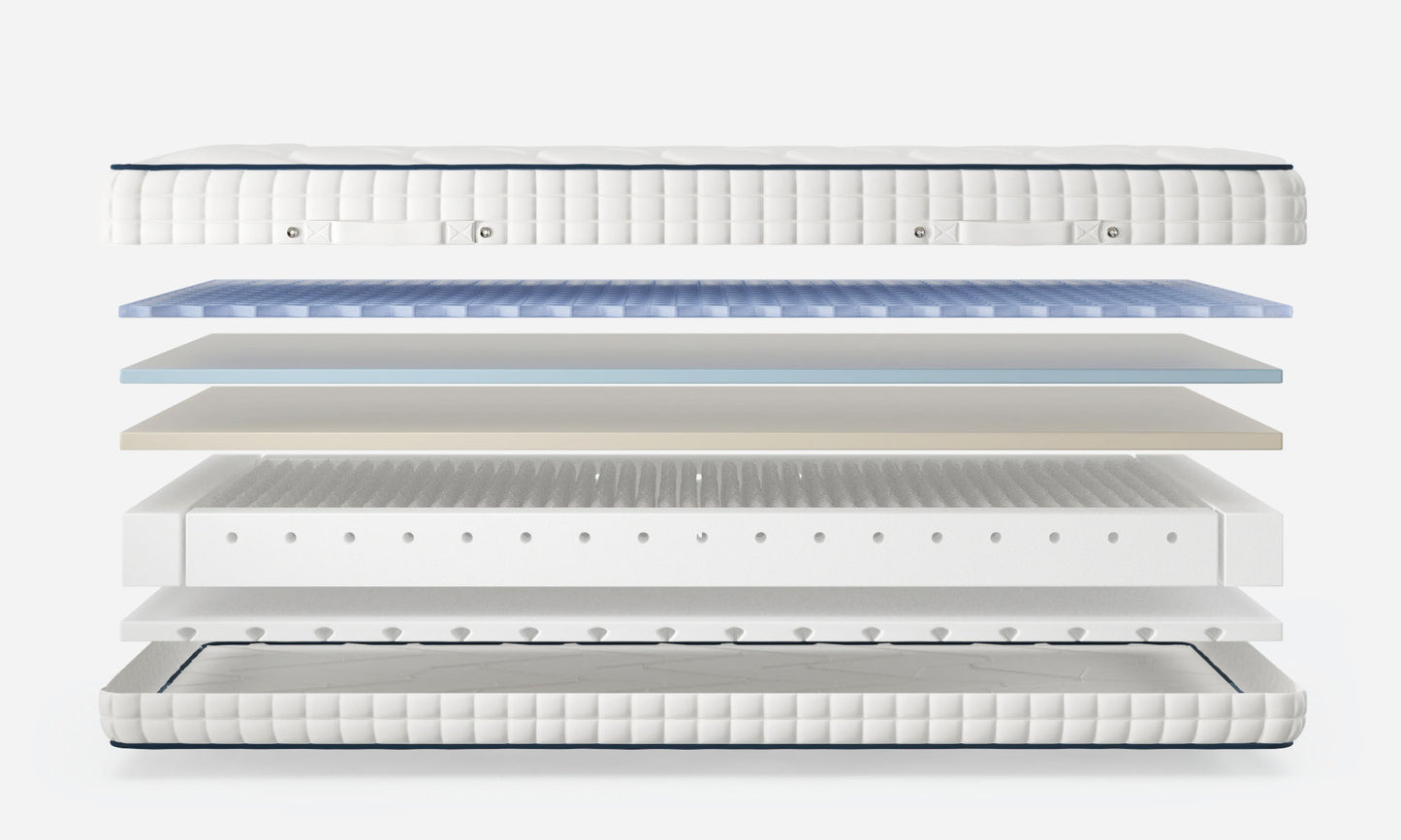 the inside layers of the gel 4000 mattress in a 4ft