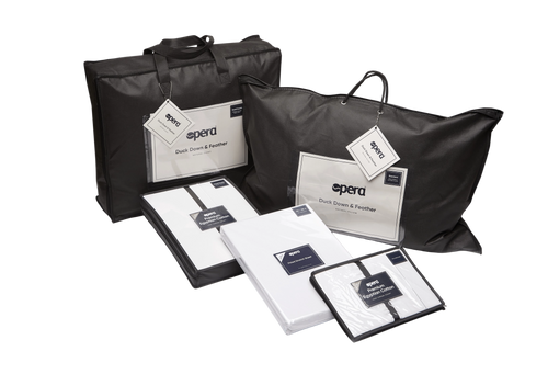 Duck Down and Feather Bed Sheet Bundle