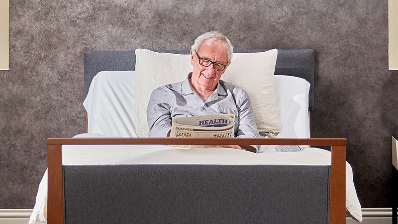 Sit Upright in Adjustable Bed