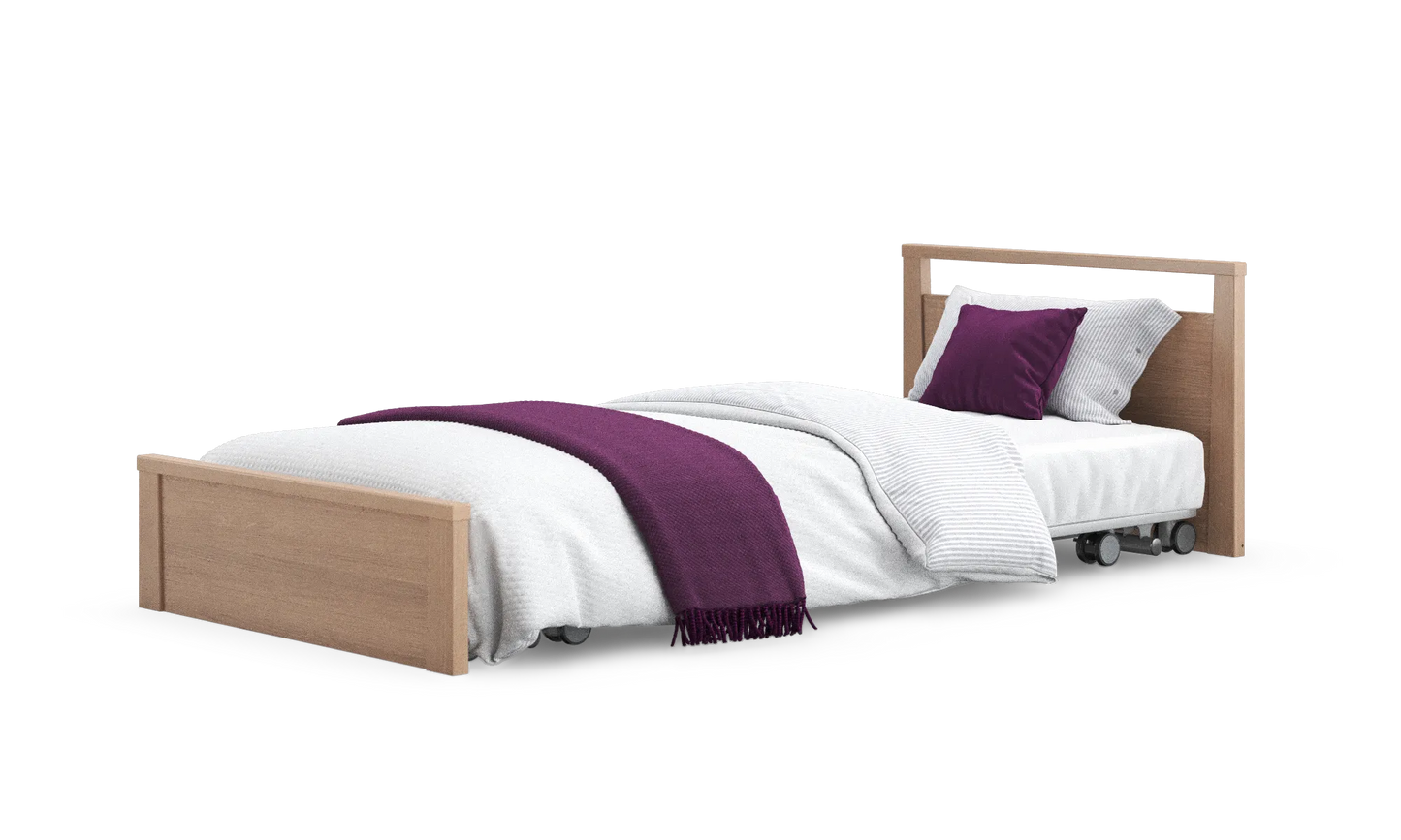 Solo Low Footboard Profiling Floor Bed