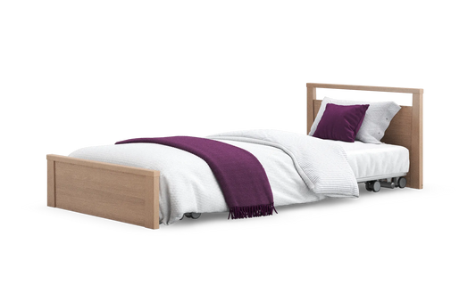 Solo Low Footboard Profiling Floor Bed