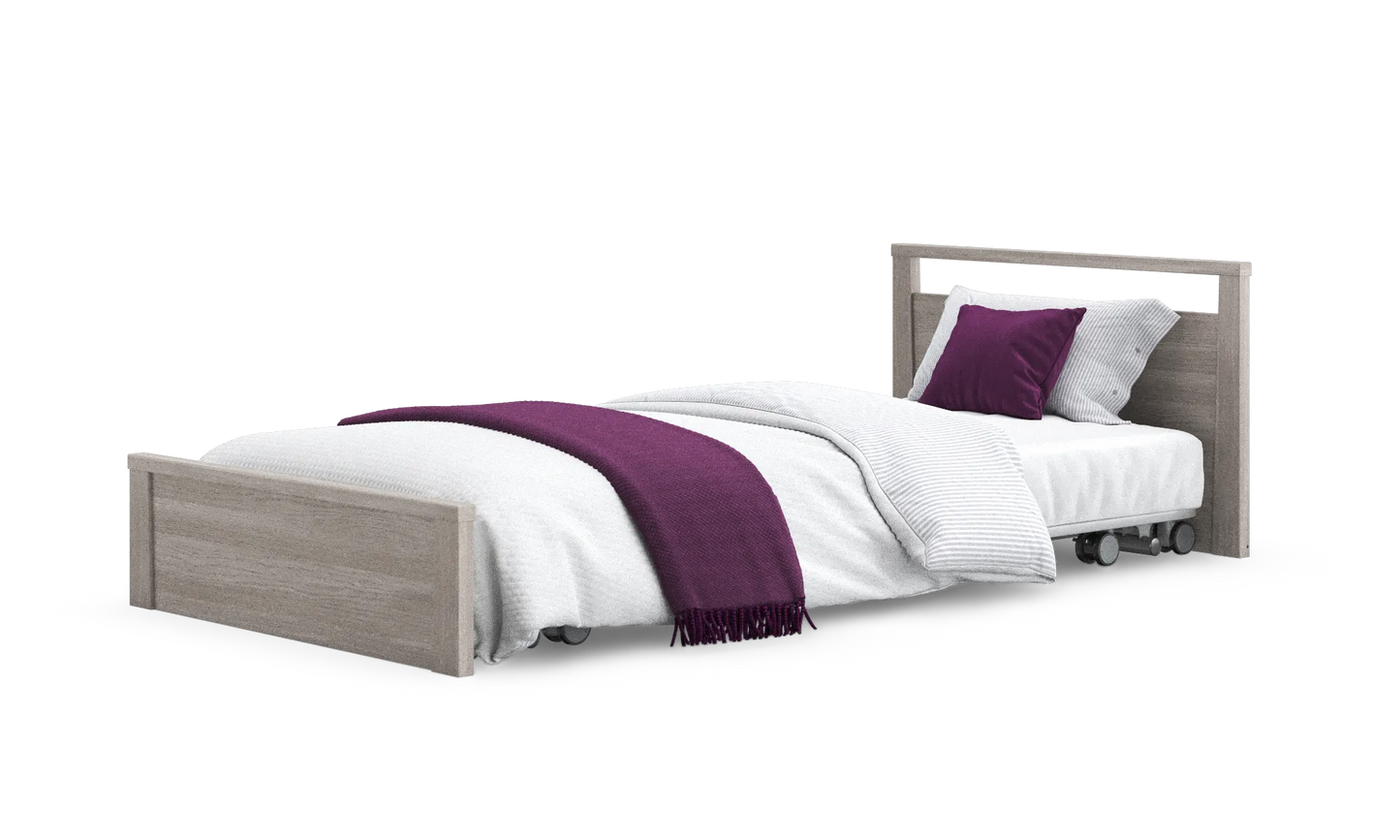 Solo Low Footboard Profiling Floor Bed