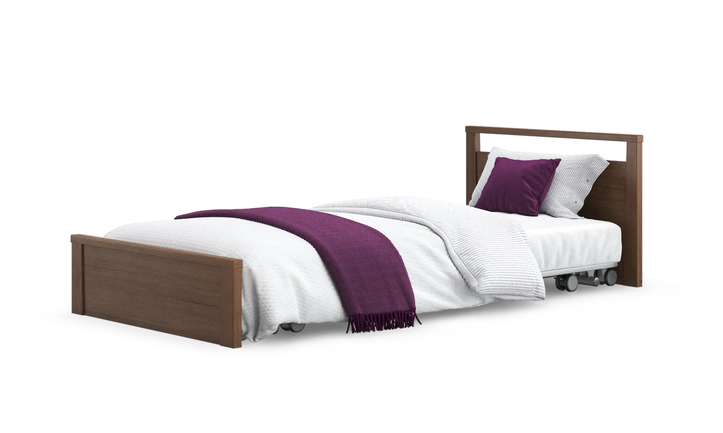 Solo Low Footboard Profiling Floor Bed
