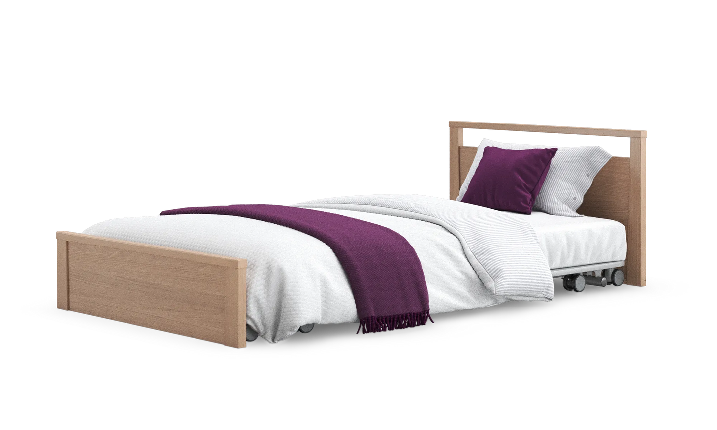 Solo Low Footboard Profiling Floor Bed