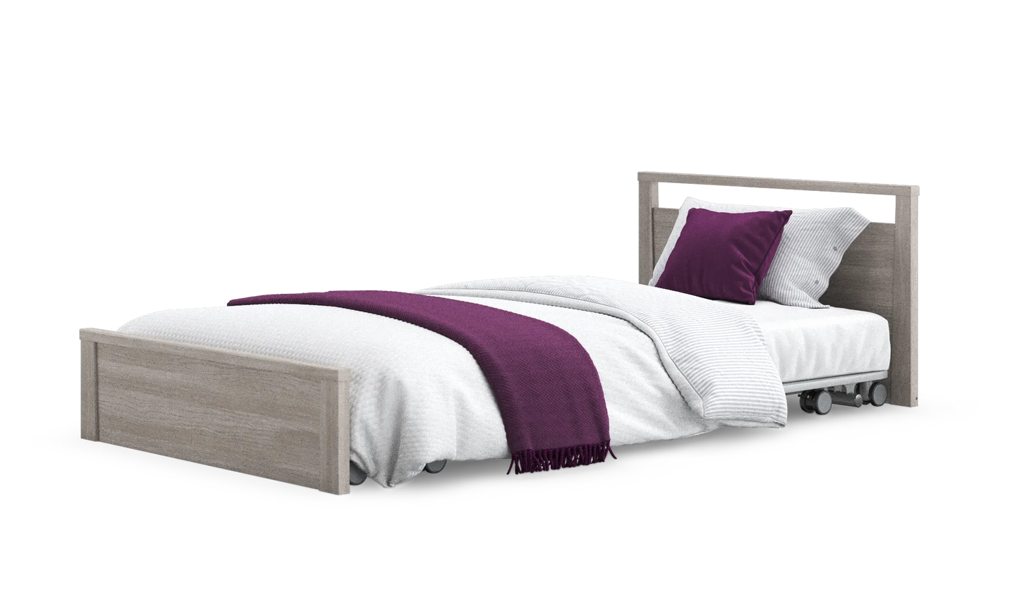 Solo Low Footboard Profiling Floor Bed