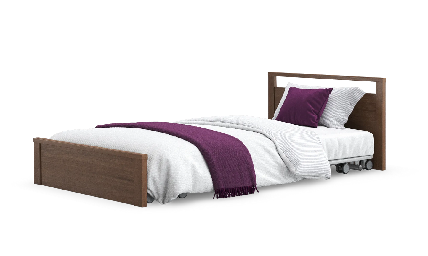 Solo Low Footboard Profiling Floor Bed