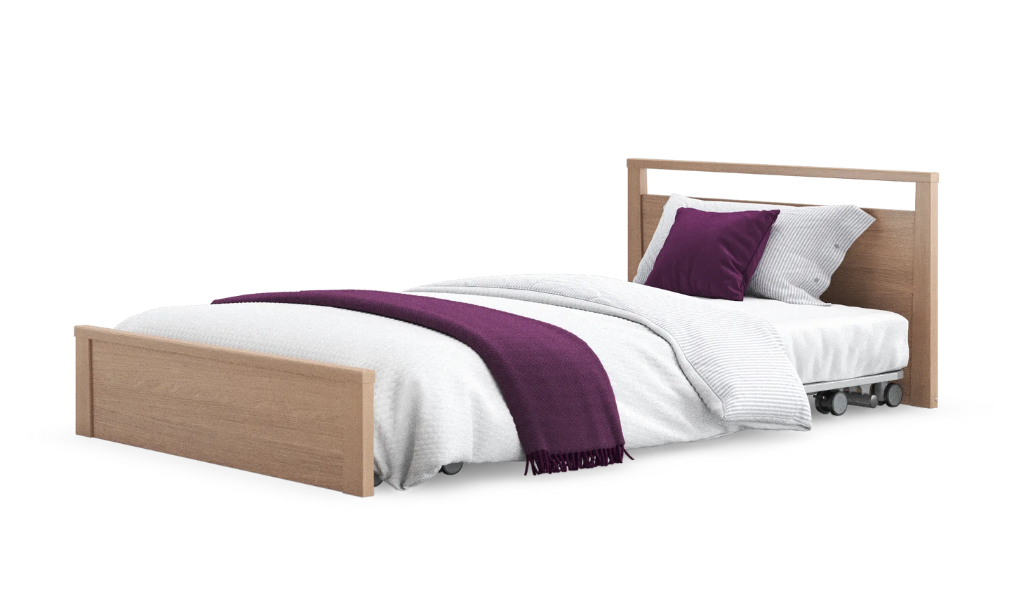 Solo Low Footboard Profiling Floor Bed