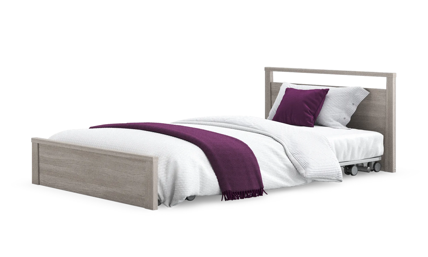 Solo Low Footboard Profiling Floor Bed