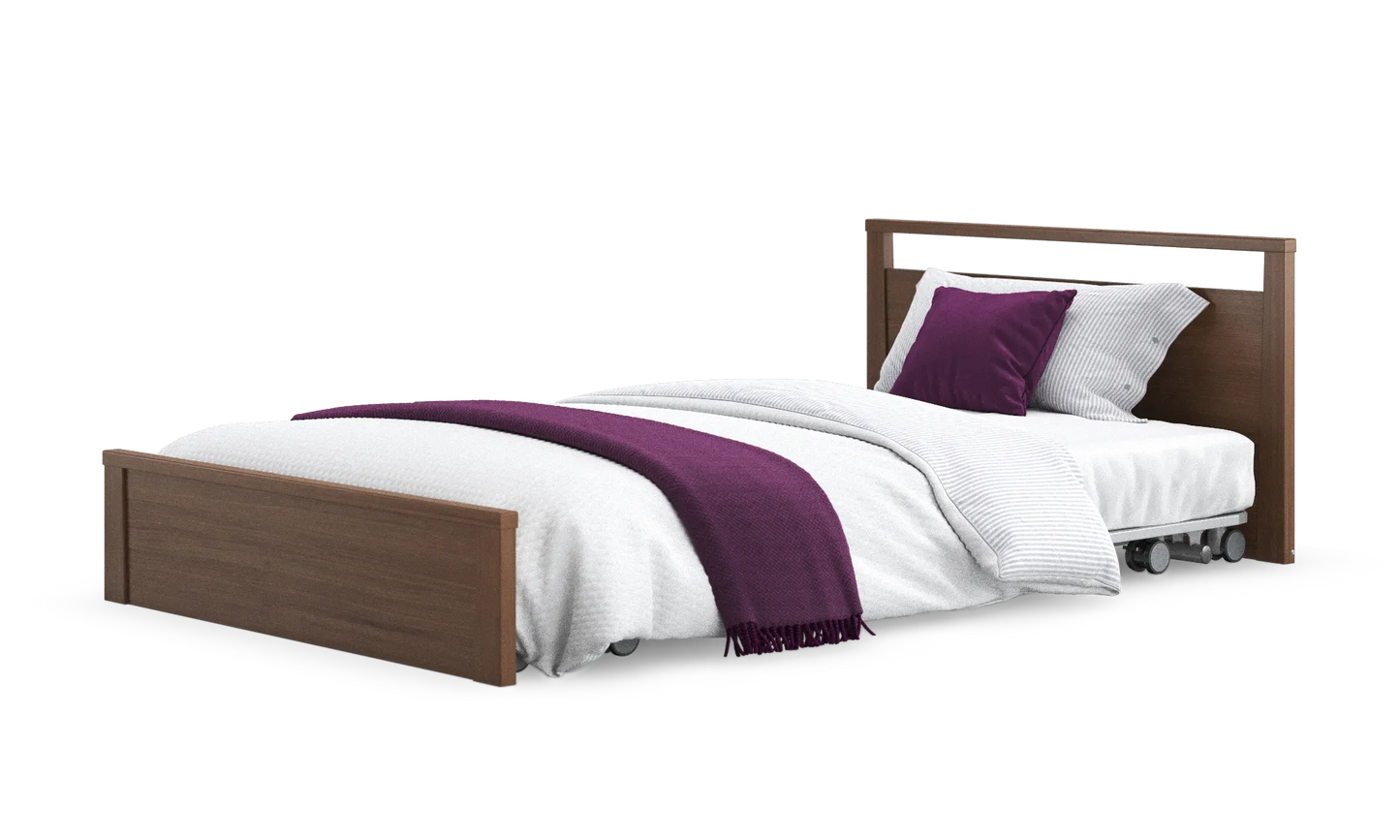 Solo Low Footboard Profiling Floor Bed