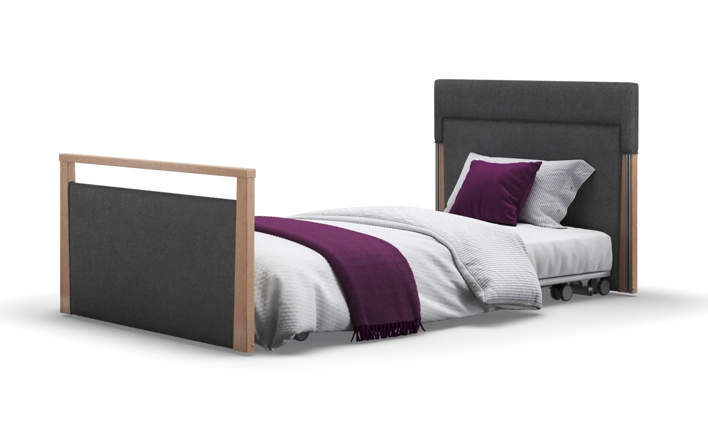 Solo SafeSide Upholstered Profiling Floor Bed