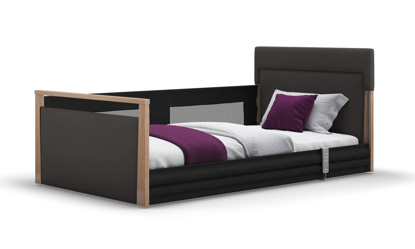 Solo SafeSide Upholstered Profiling Floor Bed