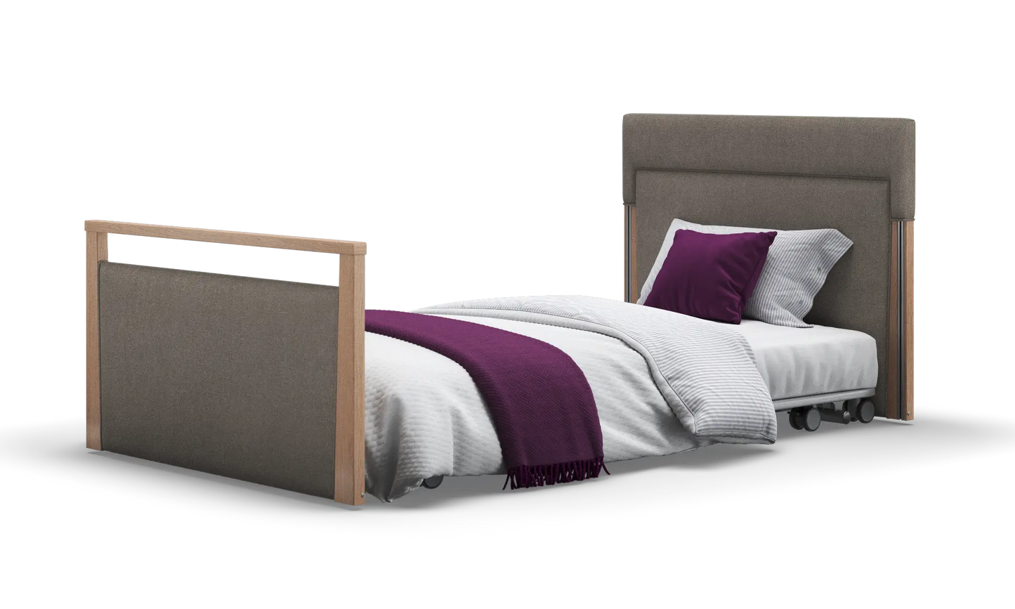 Solo SafeSide Upholstered Profiling Floor Bed