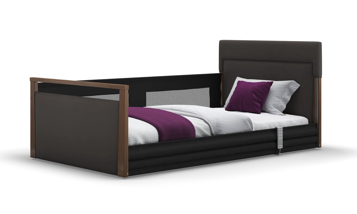 Solo SafeSide Upholstered Profiling Floor Bed