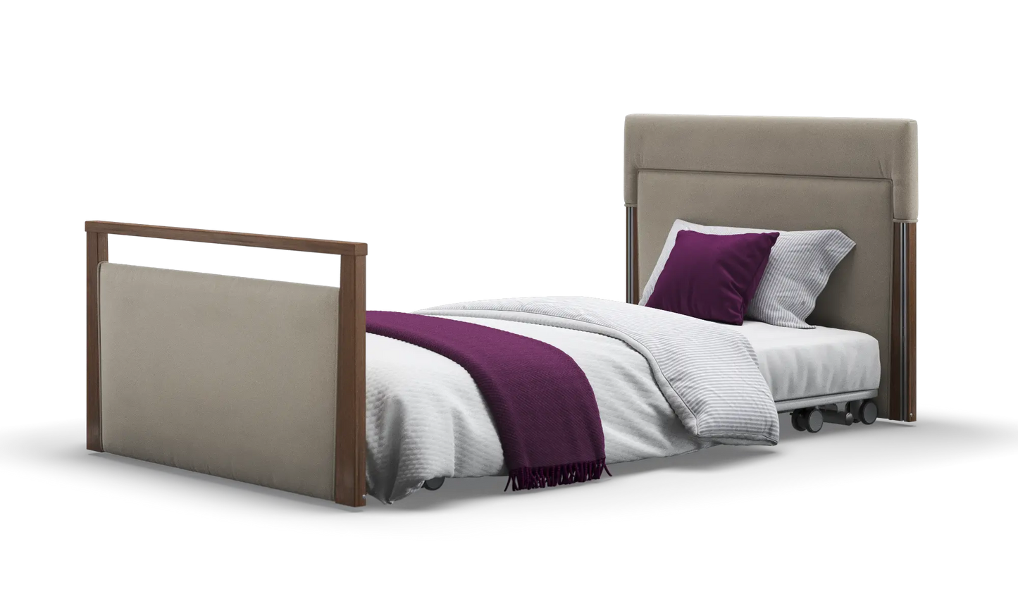 Solo SafeSide Upholstered Profiling Floor Bed