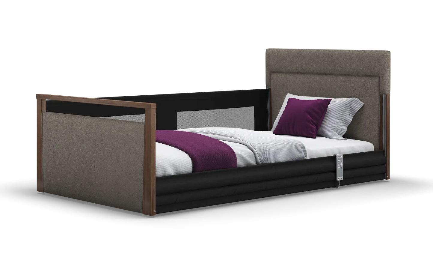 Solo SafeSide Upholstered Profiling Floor Bed