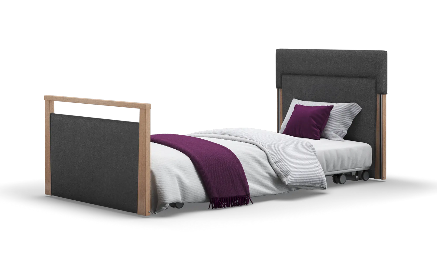 Solo SafeSide Upholstered Profiling Floor Bed