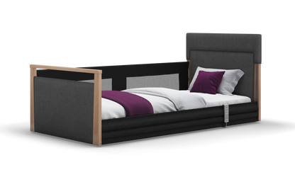 Solo SafeSide Upholstered Profiling Floor Bed