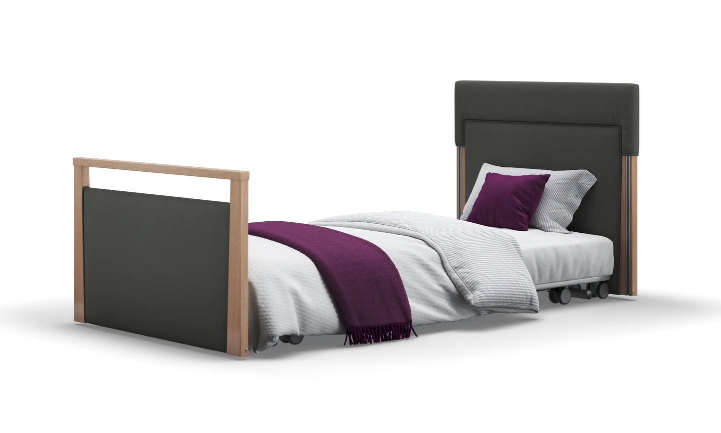 Solo SafeSide Upholstered Profiling Floor Bed