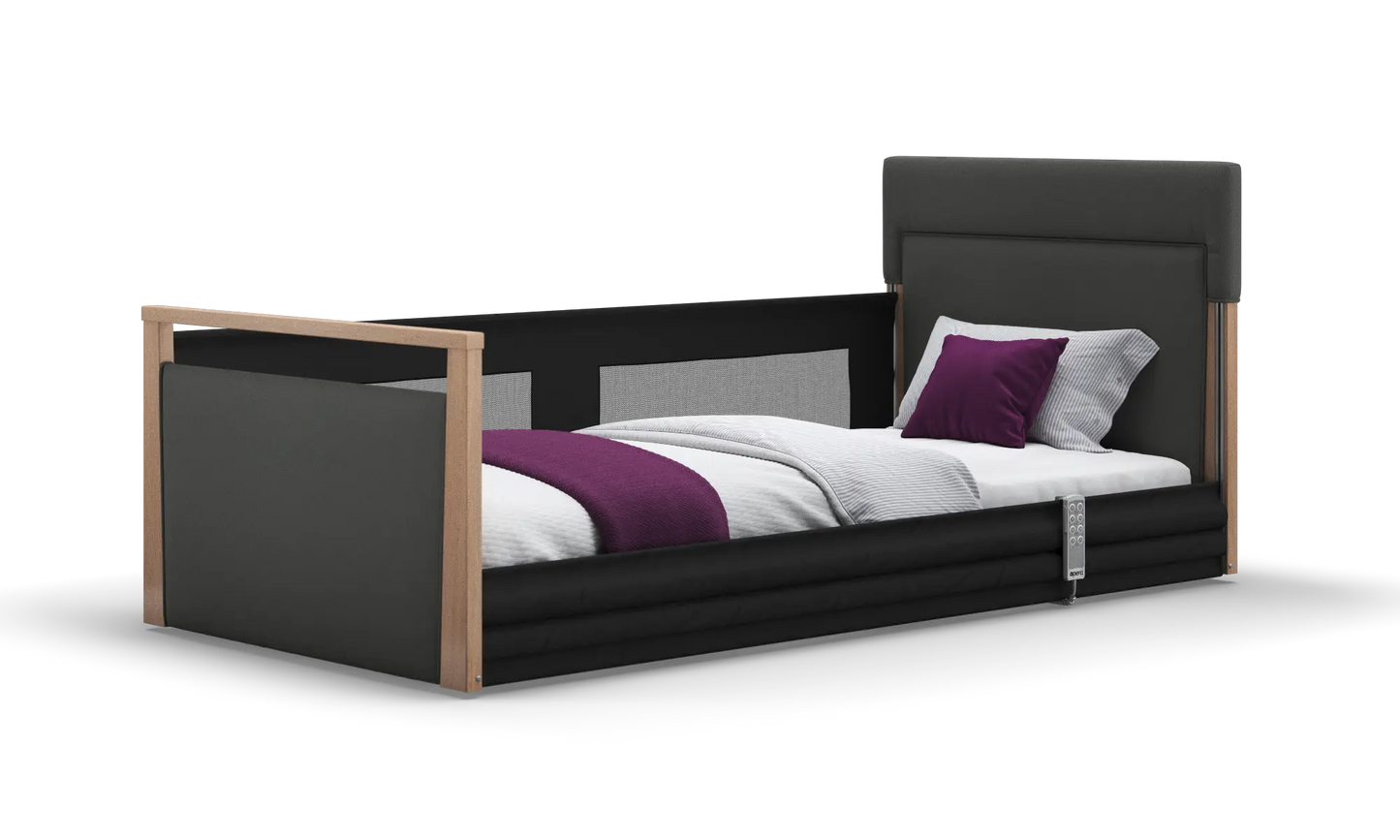 Solo SafeSide Upholstered Profiling Floor Bed