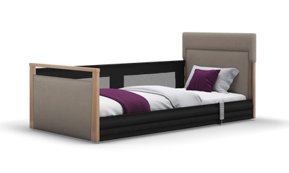 Solo SafeSide Upholstered Profiling Floor Bed