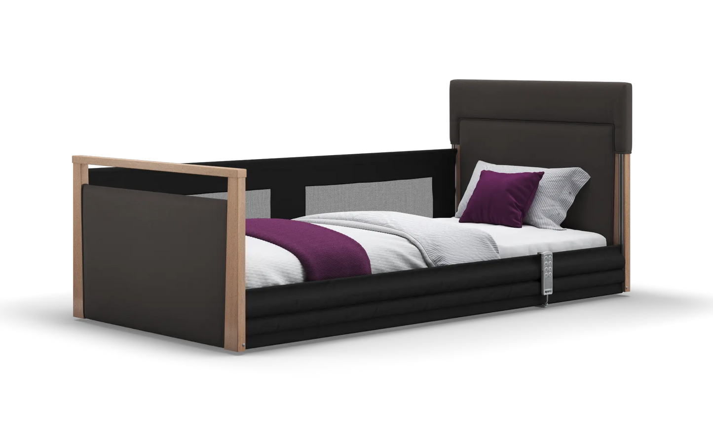Solo SafeSide Upholstered Profiling Floor Bed
