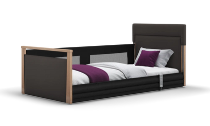 Solo SafeSide Upholstered Profiling Floor Bed