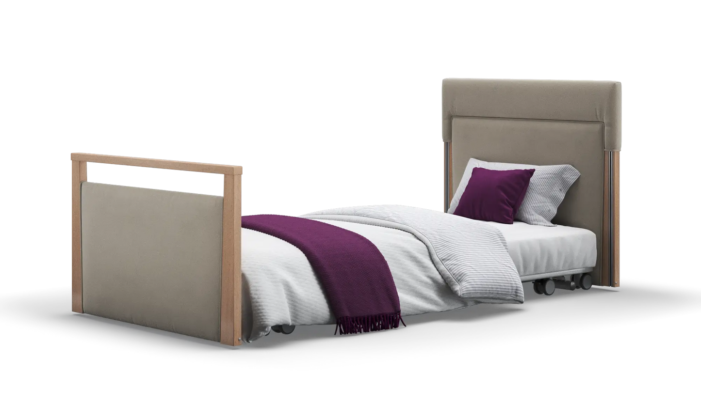 Solo SafeSide Upholstered Profiling Floor Bed