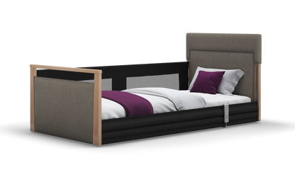 Solo SafeSide Upholstered Profiling Floor Bed