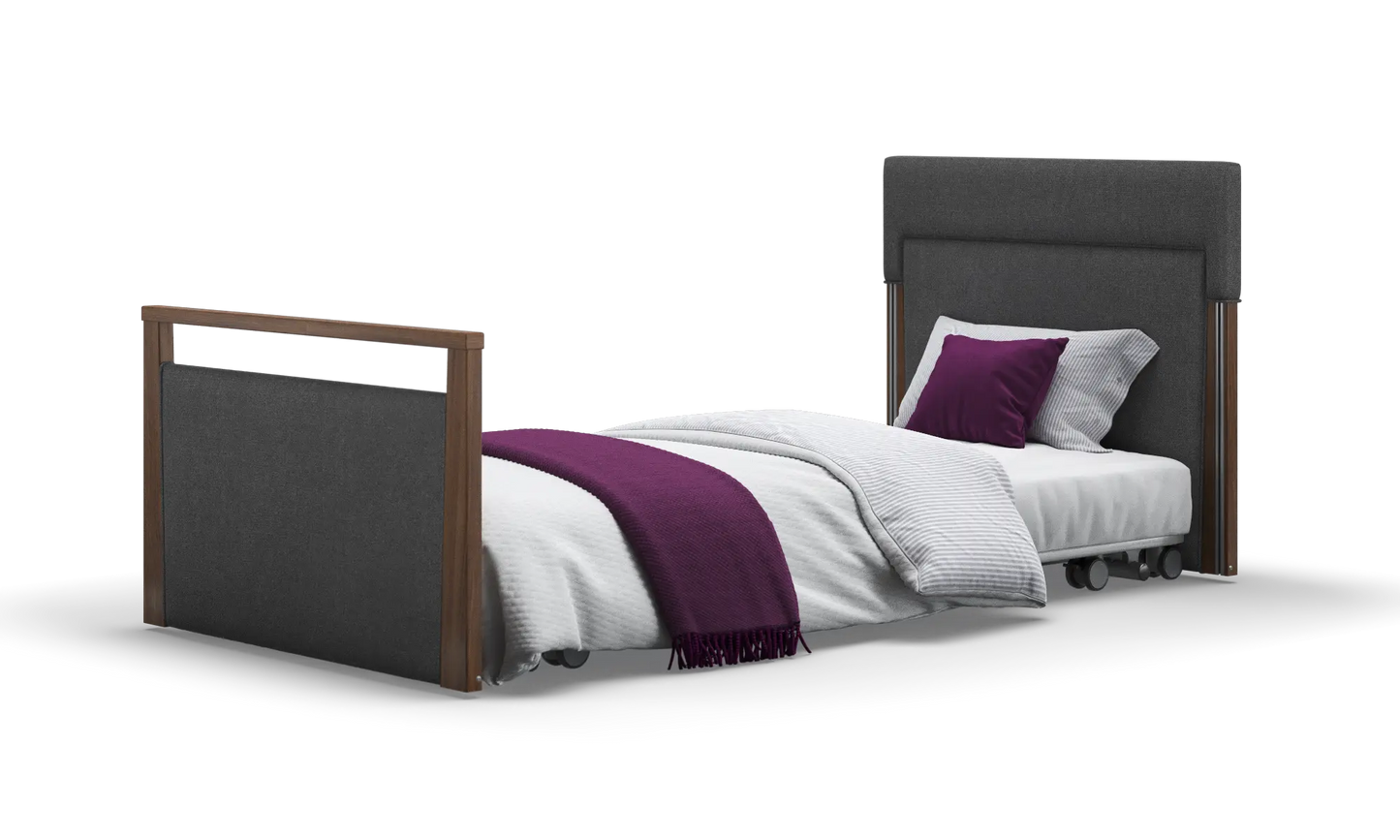 Solo SafeSide Upholstered Profiling Floor Bed