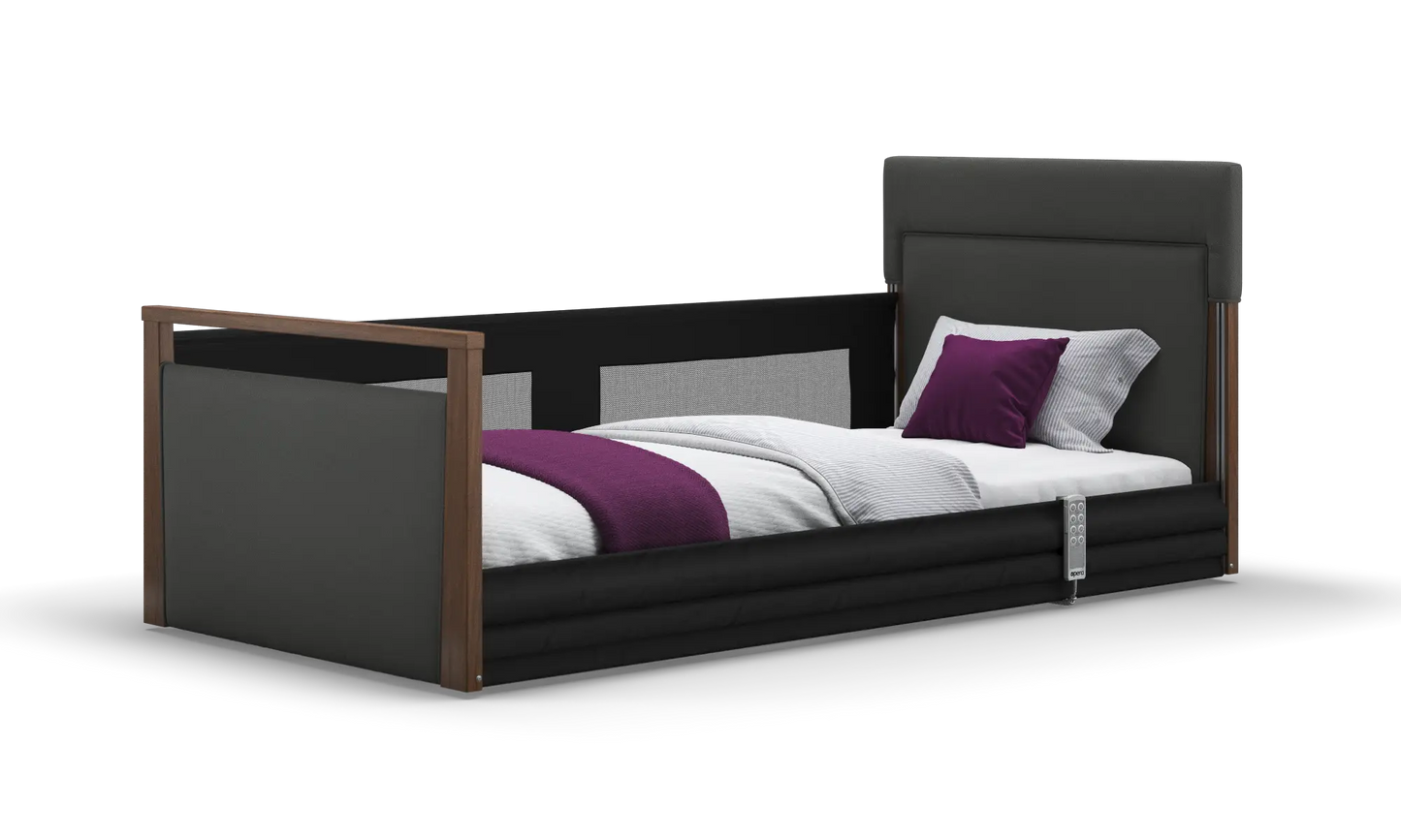 Solo SafeSide Upholstered Profiling Floor Bed