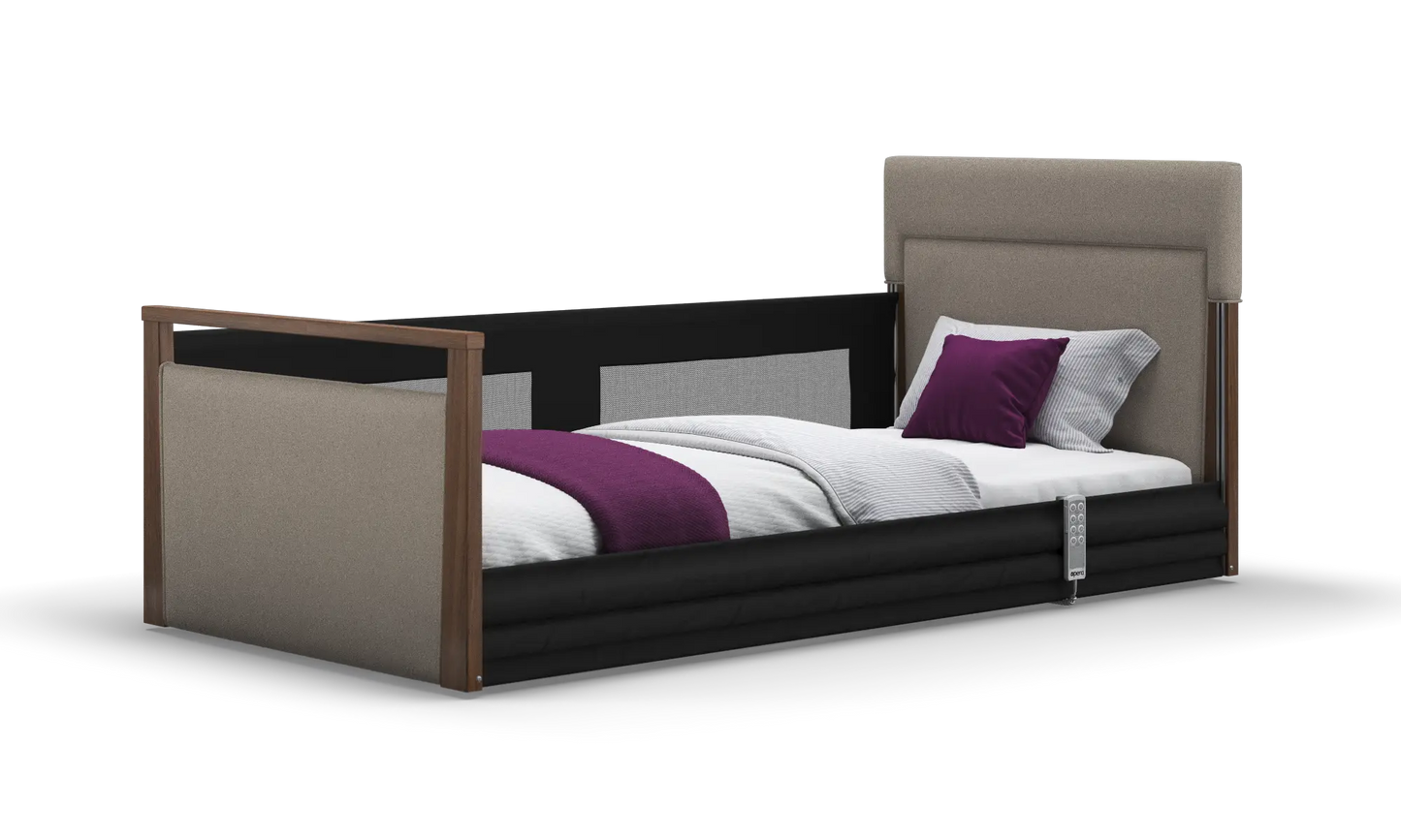 Solo SafeSide Upholstered Profiling Floor Bed