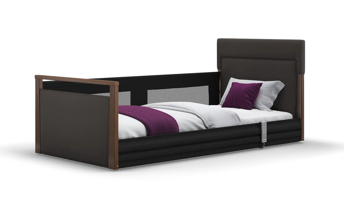 Solo SafeSide Upholstered Profiling Floor Bed