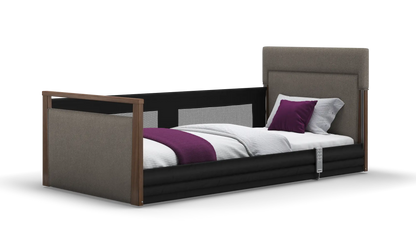 Solo SafeSide Upholstered Profiling Floor Bed