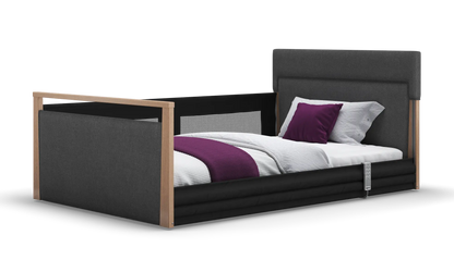 Solo SafeSide Upholstered Profiling Floor Bed