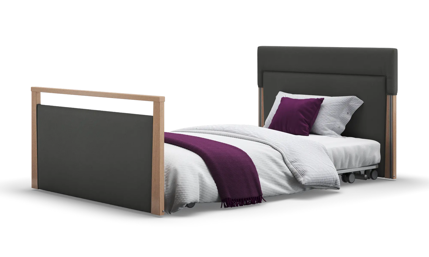 Solo SafeSide Upholstered Profiling Floor Bed