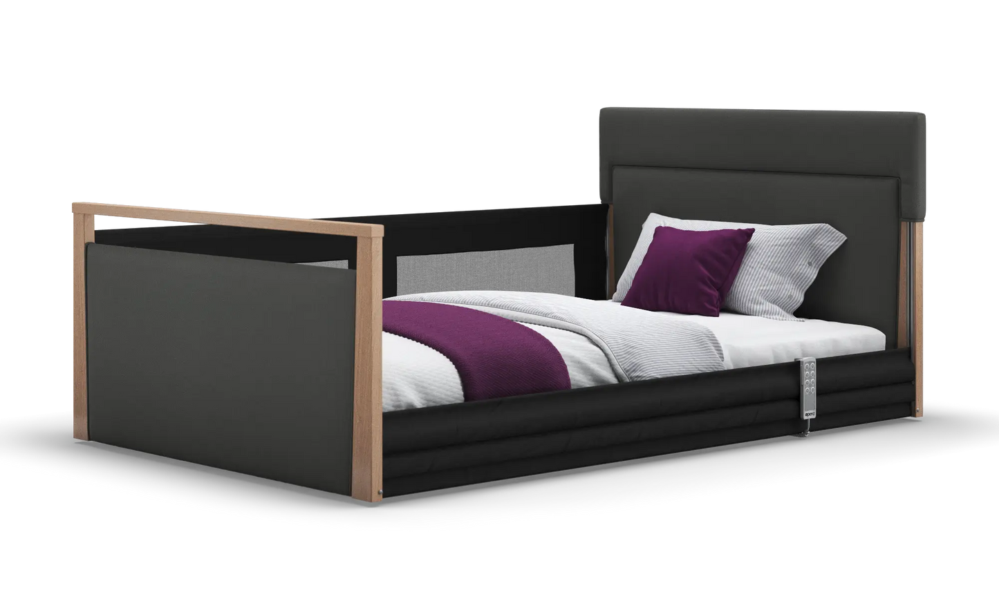 Solo SafeSide Upholstered Profiling Floor Bed