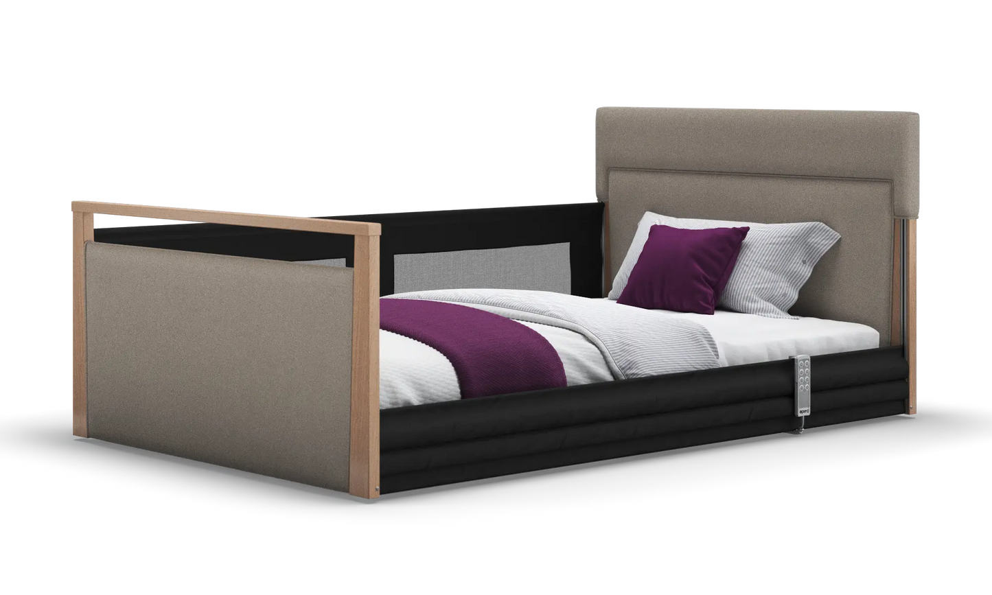Solo SafeSide Upholstered Profiling Floor Bed