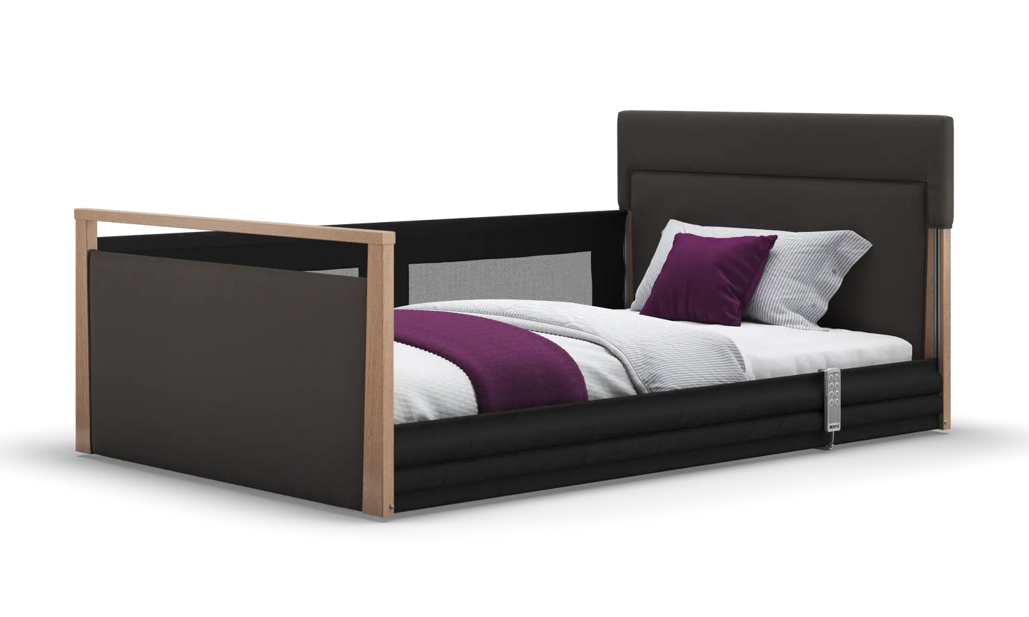 Solo SafeSide Upholstered Profiling Floor Bed