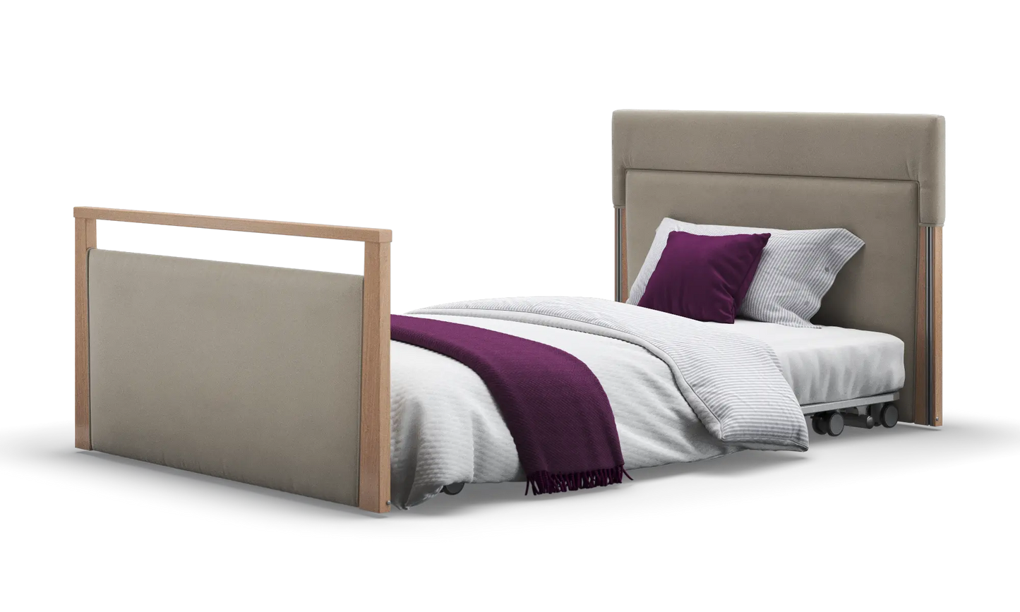 Solo SafeSide Upholstered Profiling Floor Bed