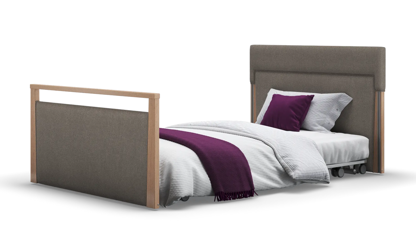 Solo SafeSide Upholstered Profiling Floor Bed