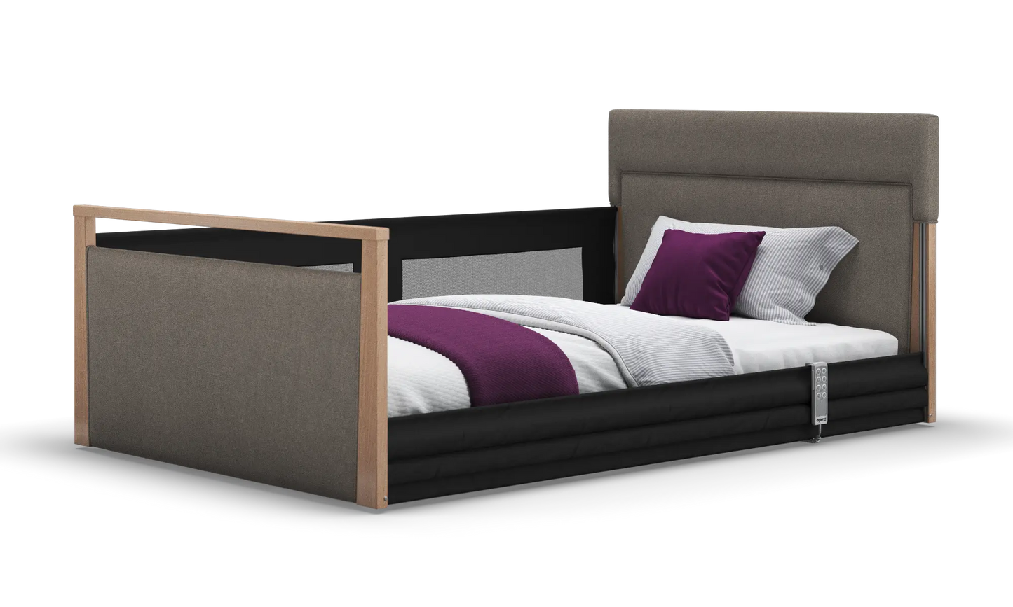 Solo SafeSide Upholstered Profiling Floor Bed