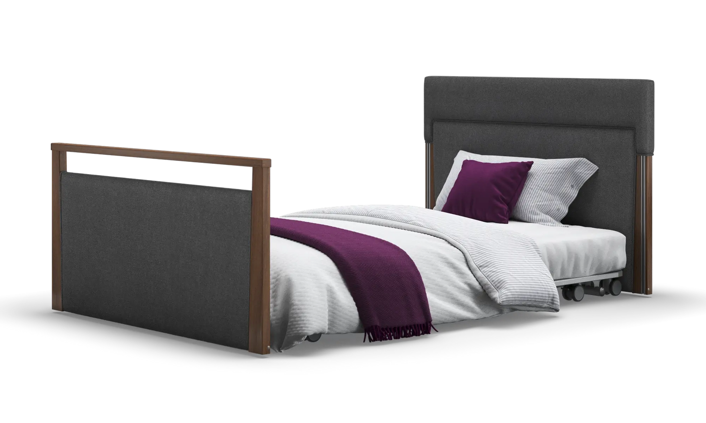 Solo SafeSide Upholstered Profiling Floor Bed